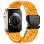 Pasek zamienny do Apple Watch z żółtej linki spadochronowej