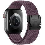 Pasek zamienny do Apple Watch z fioletowej linki spadochronowej