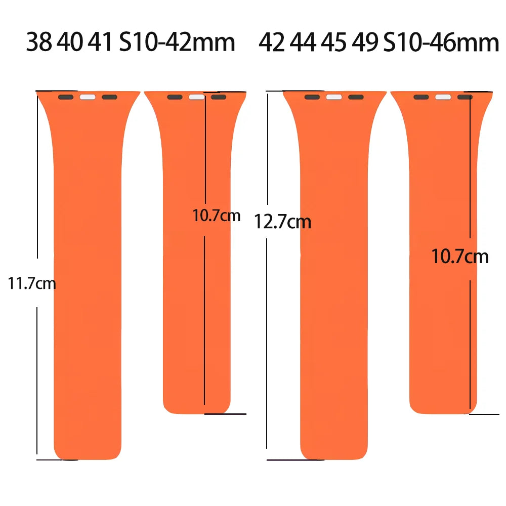 Wymienny magnetyczny pasek silikonowy do Apple Watch 