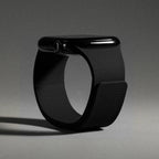 Wymienny magnetyczny pasek silikonowy do Apple Watch w kolorze czarnym