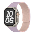 Wymienny magnetyczny pasek silikonowy do Apple Watch w kolorze różowo-fioletowym