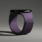 Wymienny magnetyczny pasek silikonowy do Apple Watch w kolorze fioletowym