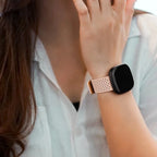 Pasek skórzany do zegarka Fitbit Versa 3 Versa 4 Sense 2