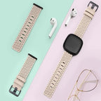 Pasek skórzany do zegarka Fitbit Versa 3 Versa 4 Sense 2