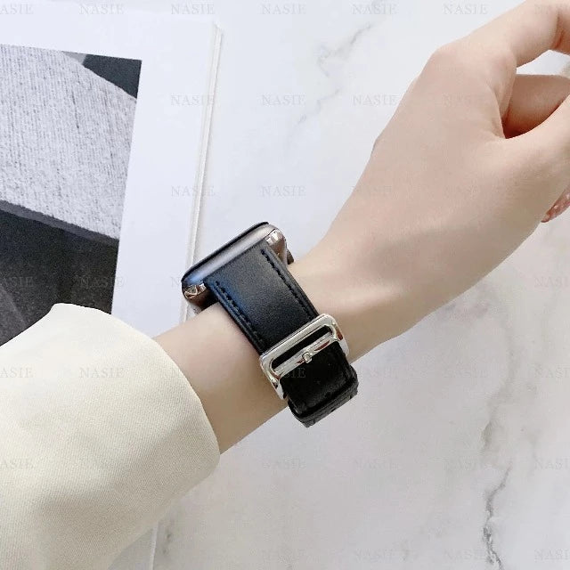 Skórzany pasek do zegarka Fitbit Versa 3 Versa 4 Sense 2