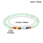 Bransoletka z naturalnych kamieni 7 czakr