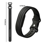 Czarny silikonowy pasek do zegarka Google Fitbit Air