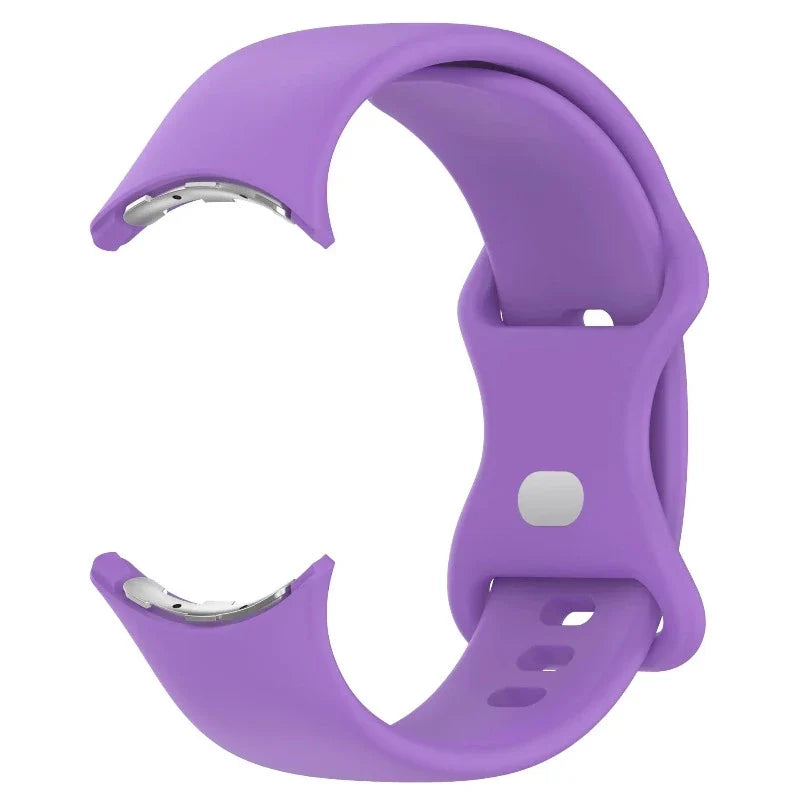Bransoletka silikonowa do smartwatcha Google Pixel Watch 1 & 2 fioletowa