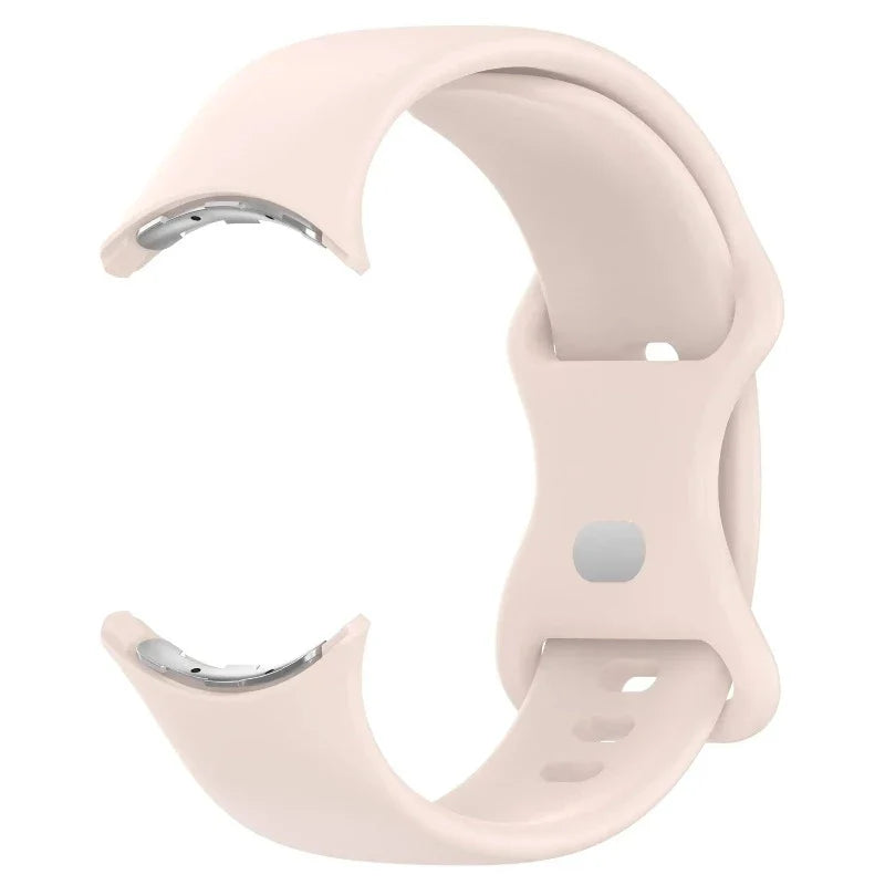 Bransoletka silikonowa do smartwatcha Google Pixel Watch 1 & 2 beżowa