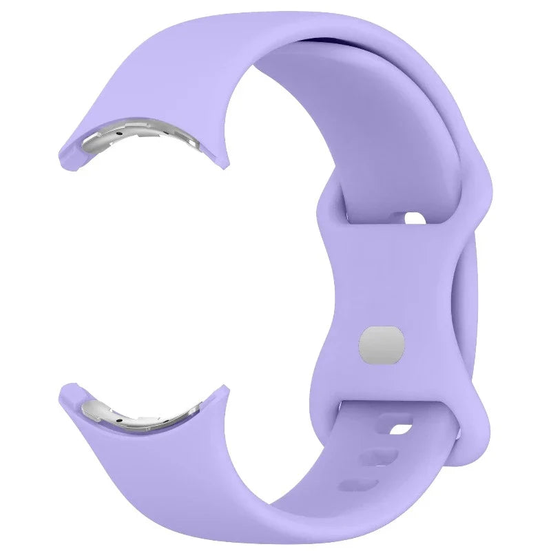 Bransoletka silikonowa do smartwatcha Google Pixel Watch 1 & 2 fioletowa