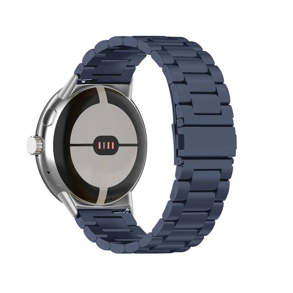 Bransoleta zegarka ze stali hartowanej Smartwatch Google Pixel Watch 1 & 2 czarna