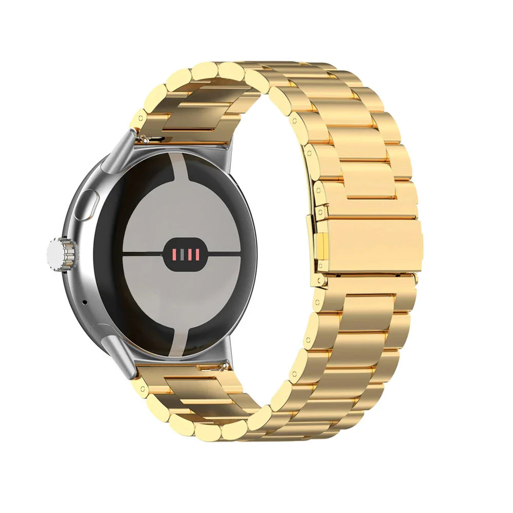 Bransoleta zegarka ze stali hartowanej Smartwatch Google Pixel Watch 1 & 2 złota