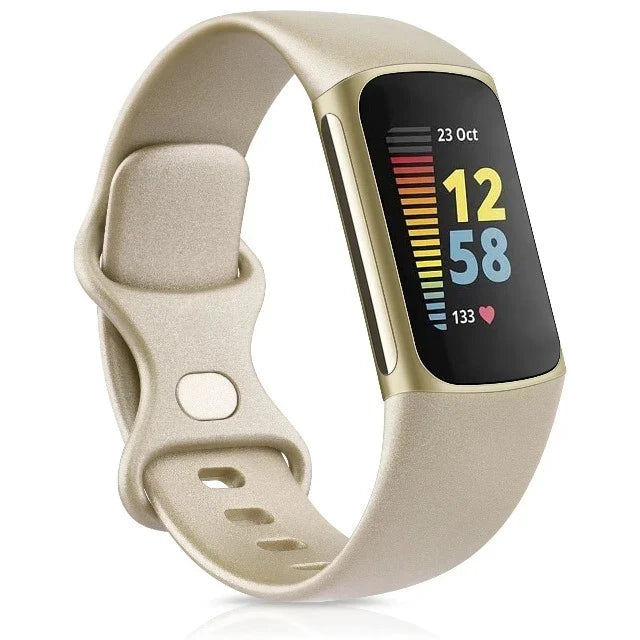 Bransoletka do zegarka Fitbit Charge 5 złota