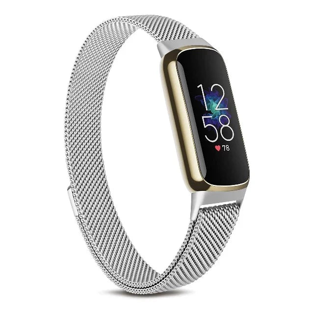 Bransoletka do zegarka Fitbit Luxe srebrna