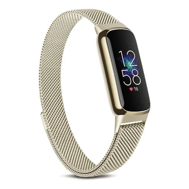 Bransoletka do zegarka Fitbit Luxe złota 