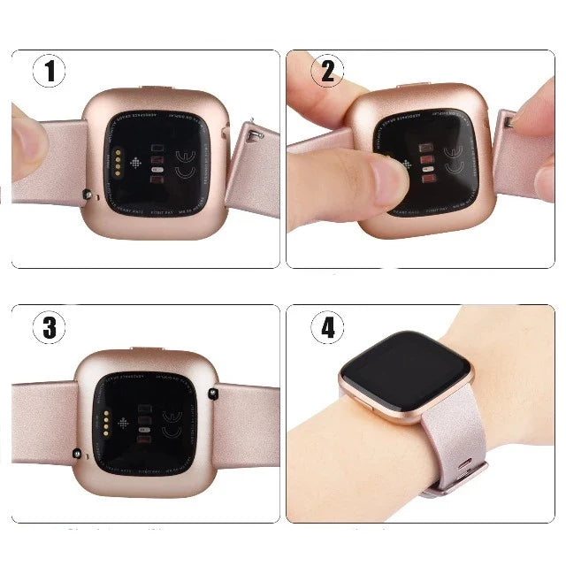 Pasek z brokatem do zegarka Fitbit Versa 1 Versa 2