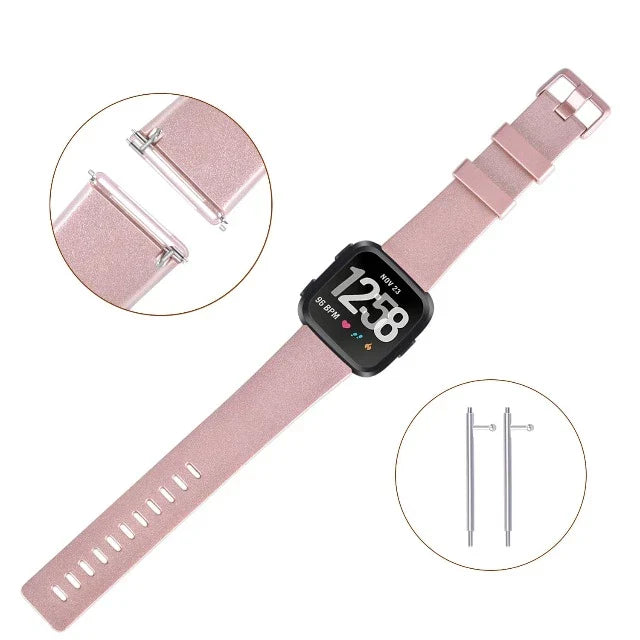 Pasek z brokatem do zegarka Fitbit Versa 1 Versa 2