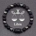 Bransoletka z koralików z znakami zodiaku 12 konstelacji