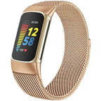 Bransoletka do zegarka Fitbit Charge 3 Charge 4 Charge 5 różowe złoto
