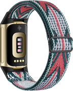 Pasek do zegarka Fitbit Charge 5, Charge 6 biało-różowy