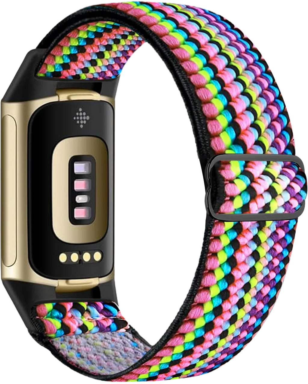 Pasek do zegarka Fitbit Charge 5, Charge 6 tęczowy