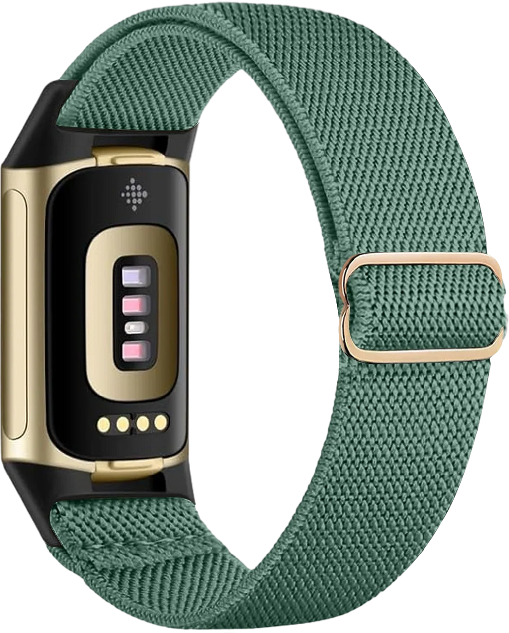 Pasek do zegarka Fitbit Charge 5, Charge 6 zielony