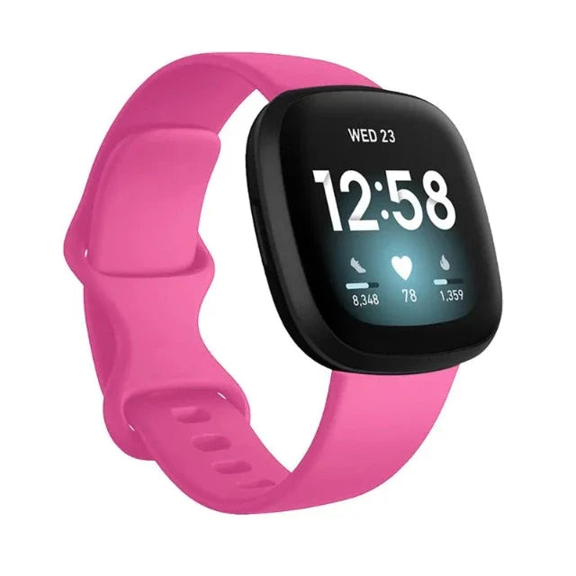 Bransoletka do zegarka Fitbit Versa 3 czerwona