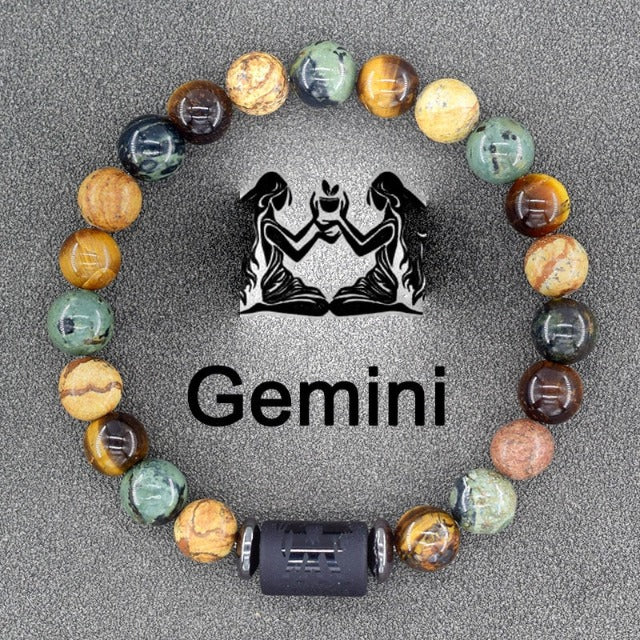 Bransoletka Znak Zodiaku 12 Konstelacji Bliźnięta