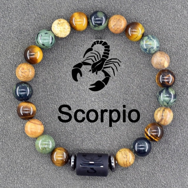 Bransoletka Znak Zodiaku 12 Konstelacji Skorpion