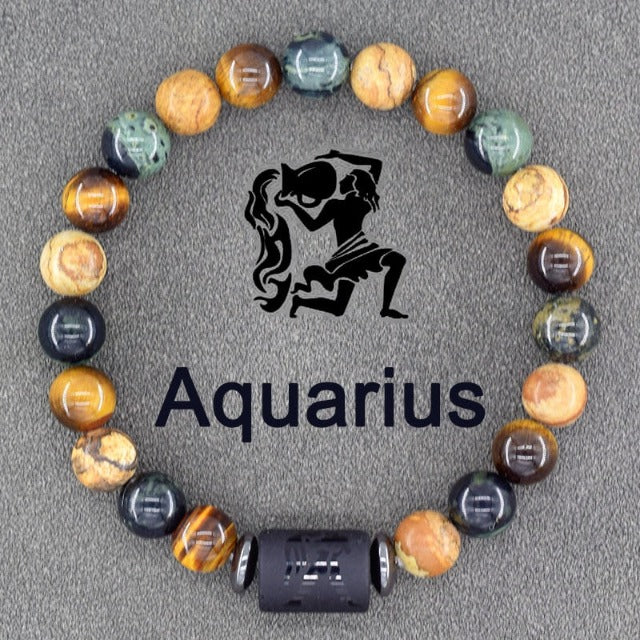 Bransoletka Znak Zodiaku 12 Konstelacji Wodnik