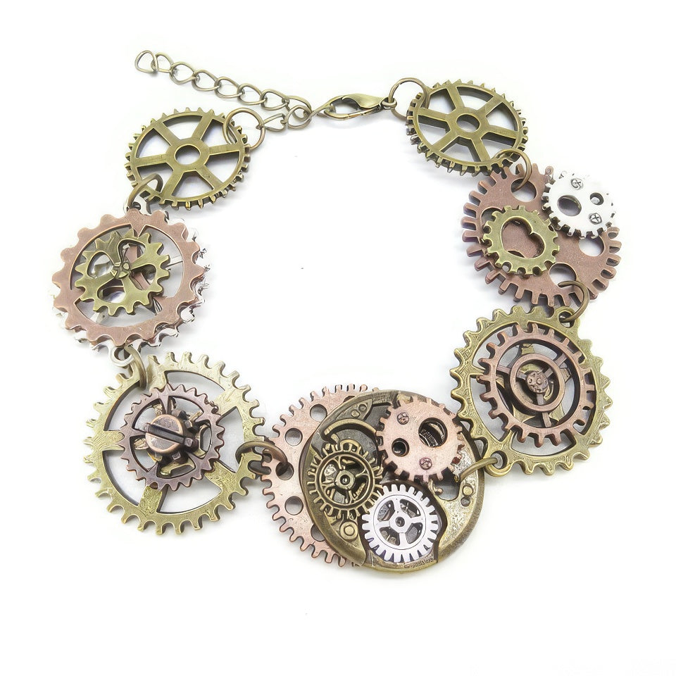 Bransoletka w stylu steampunk 