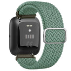 Super elastyczna bransoletka do zegarka Fitbit Versa 1 Versa 2 Versa Lite zielona