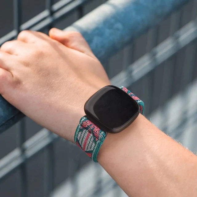 Pasek Pleciony do Zegarka Fitbit Versa 1 Versa 2 Versa 3