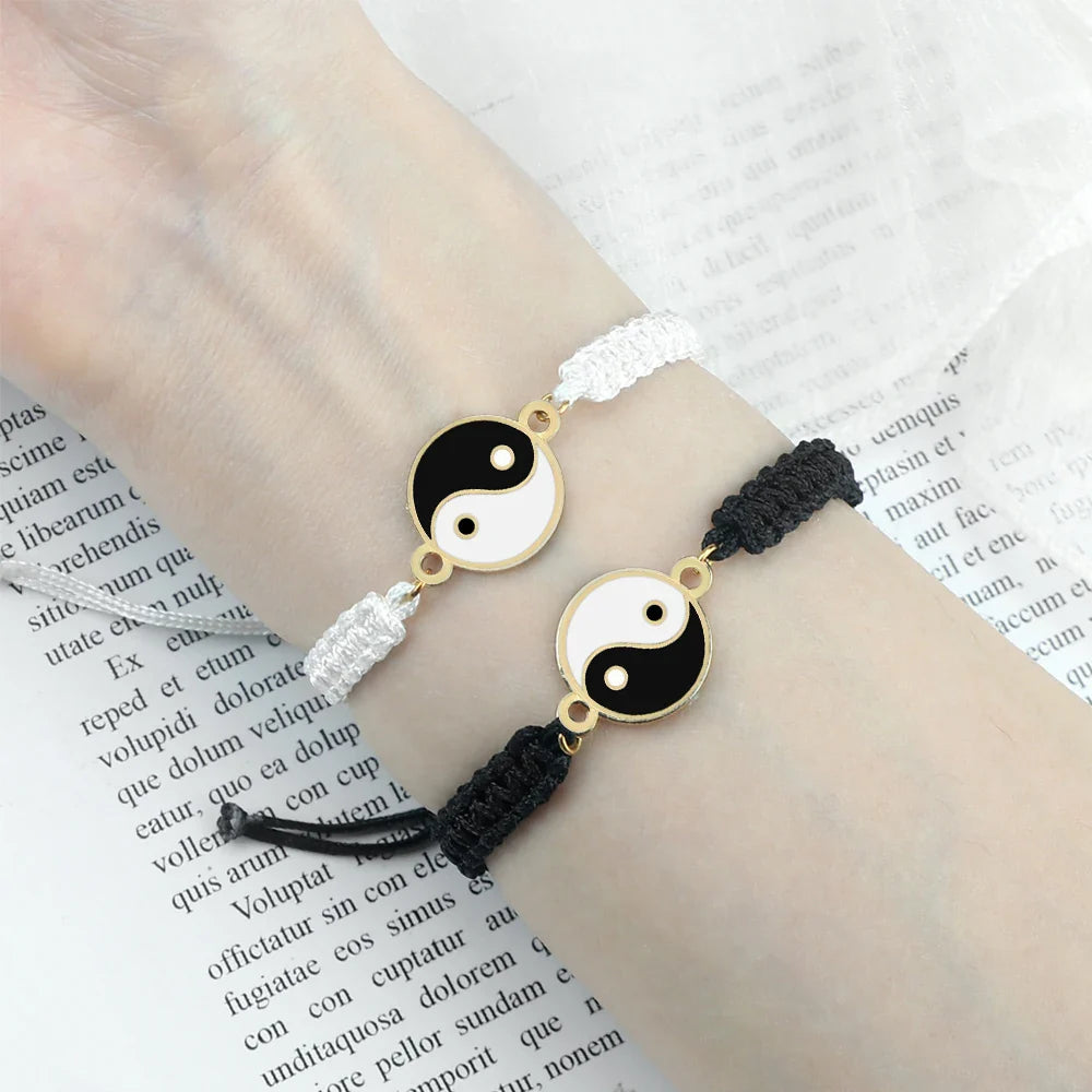 Bransoletka Pleciona Yin Yang