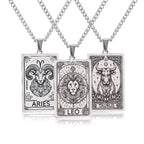 Naszyjnik z ładnym wisiorkiem znaku zodiaku astrologicznego