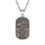 Naszyjnik z zawieszką w stylu znaku zodiaku astrologicznego