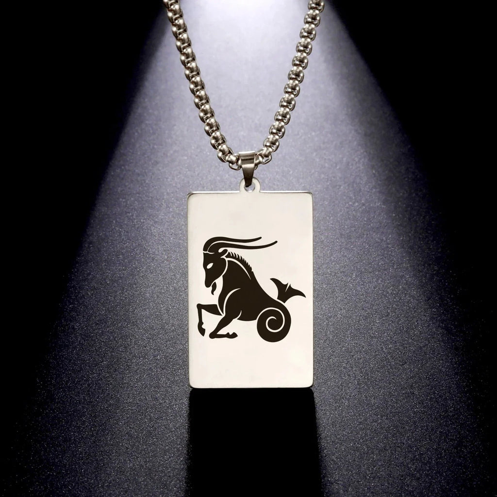Naszyjnik z eleganckim wisiorkiem zodiakalnym znakiem astrologicznym
