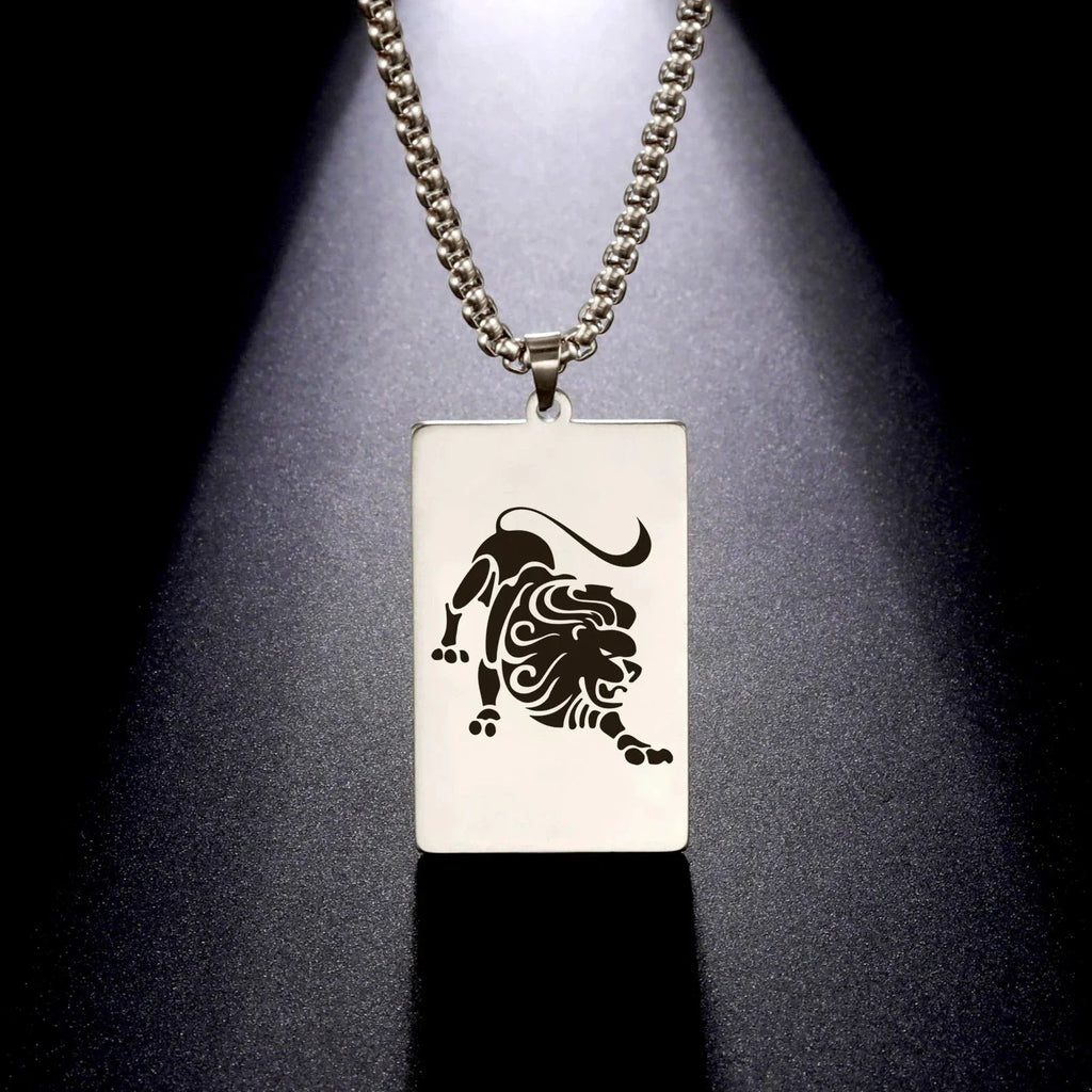 Naszyjnik z eleganckim wisiorkiem zodiakalnym znakiem astrologicznym
