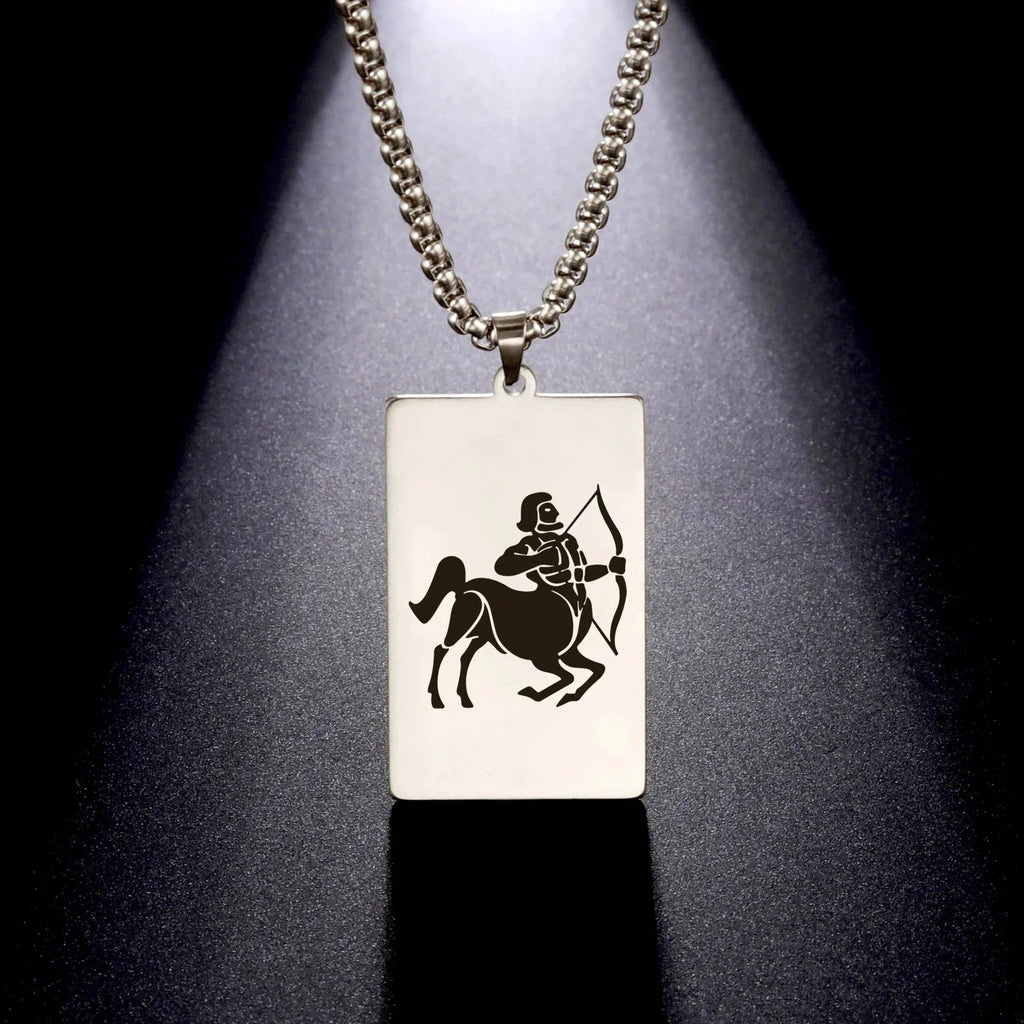 Naszyjnik z eleganckim wisiorkiem zodiakalnym znakiem astrologicznym