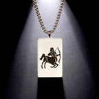 Naszyjnik z eleganckim wisiorkiem zodiakalnym znakiem astrologicznym