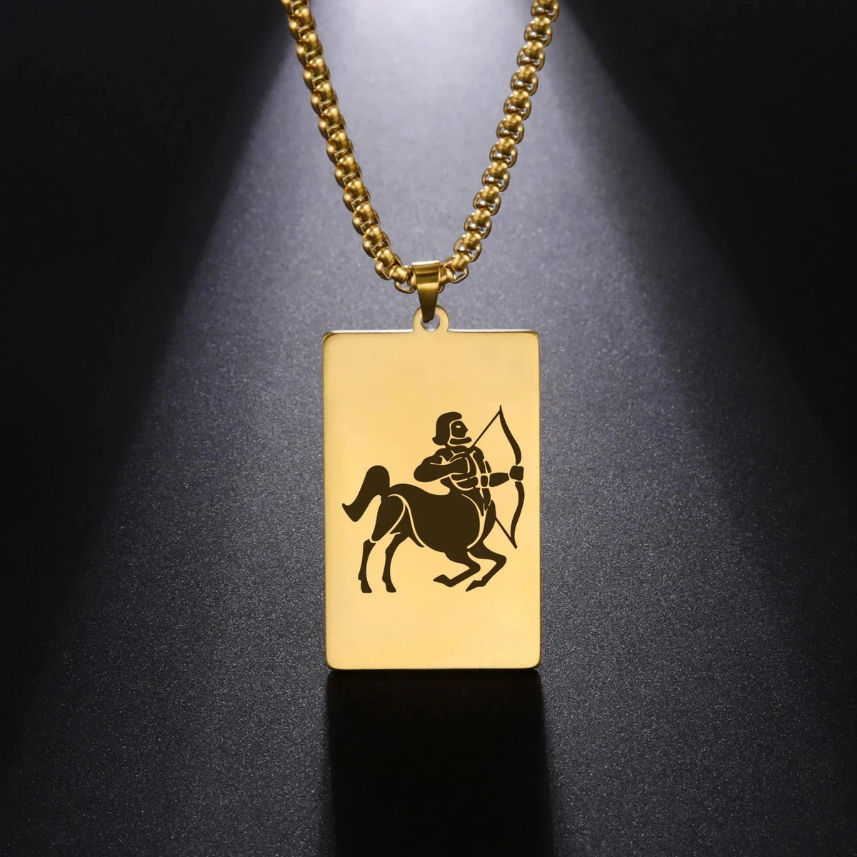 Naszyjnik z eleganckim wisiorkiem zodiakalnym znakiem astrologicznym