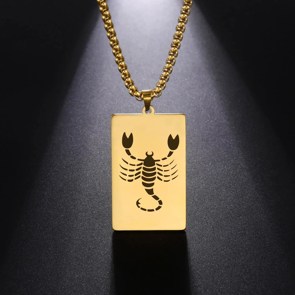 Naszyjnik z eleganckim wisiorkiem zodiakalnym znakiem astrologicznym
