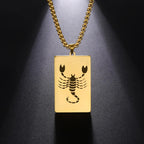 Naszyjnik z eleganckim wisiorkiem zodiakalnym znakiem astrologicznym