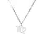 Naszyjnik z pozłacaną zawieszką znaku zodiaku
