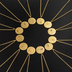 Naszyjnik z zawieszką znaku zodiaku dla mężczyzny lub kobiety