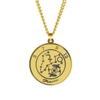 Naszyjnik z zawieszką znaku zodiaku dla mężczyzny lub kobiety