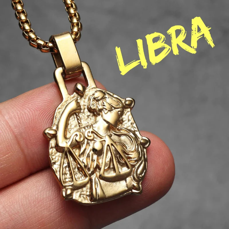 Naszyjnik z zawieszką zodiakalną