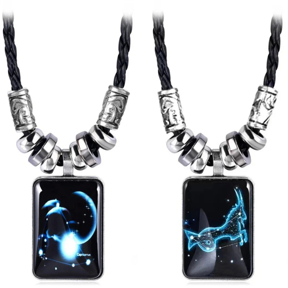 Naszyjnik z zawieszką Znaku Zodiaku dla mężczyzn 