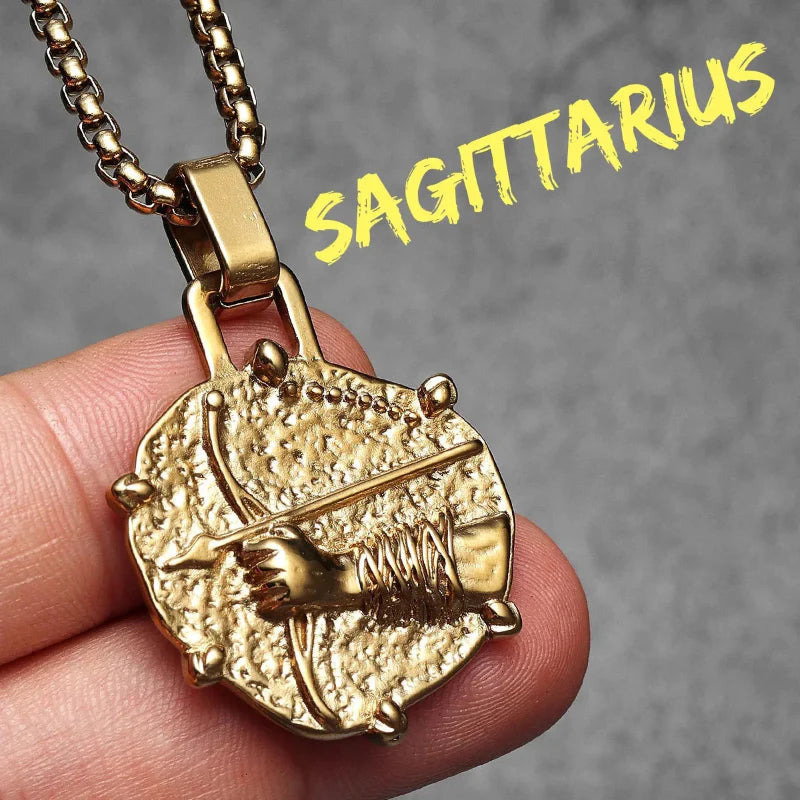 Naszyjnik z zawieszką zodiakalną
