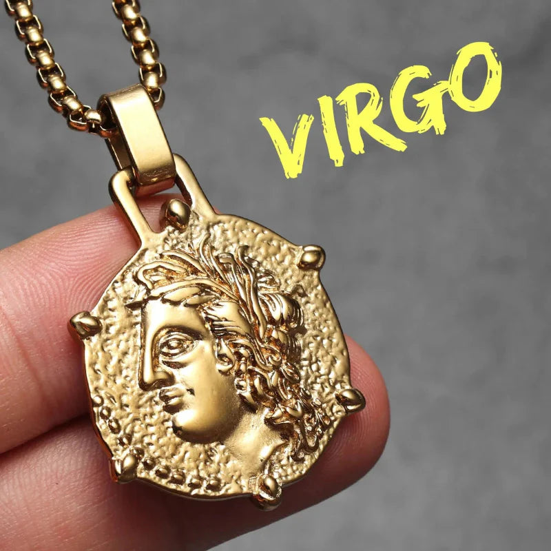 Naszyjnik z zawieszką zodiakalną